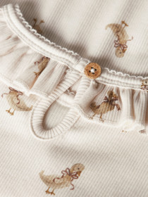 LIL ATELIER Flæse Bluse Lavo Almost Mauve Goose